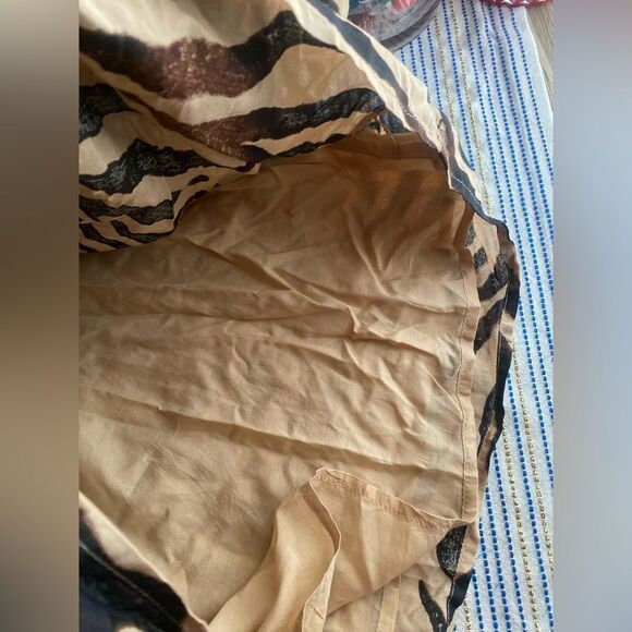 J. Crew Midi Dress Women's Zebra Print Smocked Waist Short Sleeve Sz Small NWT - Picture 12 of 14